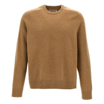 Maison Margiela-Wool Sweater Maglioni Beige-Donna