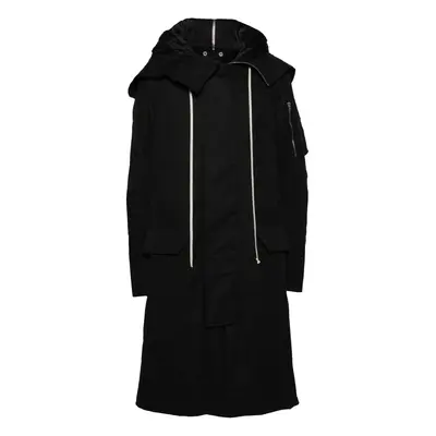 Rick Owens-Cappotto imbottito con cappuccio-Uomo