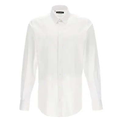 Dolce & Gabbana-Dg Essential Shirt Camicie Bianco-Uomo