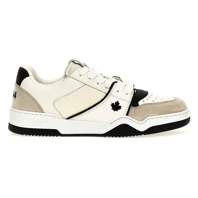 Dsquared2-Spiker Sneakers Bianco/Nero-Donna