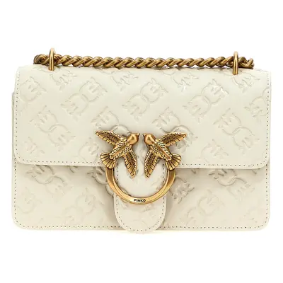 Pinko-Mini Love Bag Borse A Tracolla Bianco-Donna