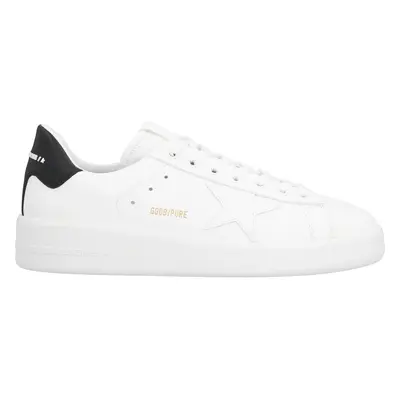 Golden Goose-Purestar Sneakers Bianco/Nero-Uomo