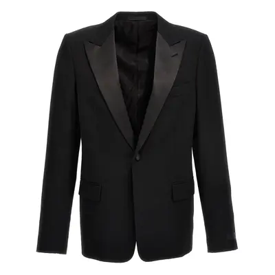 Lanvin-Tuxedo Blazer Jacket Giacche Nero-Uomo