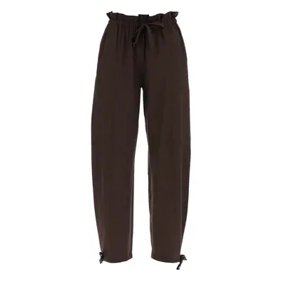 Ganni-Pantaloni Drapey In Lenzing Ecovero-Donna