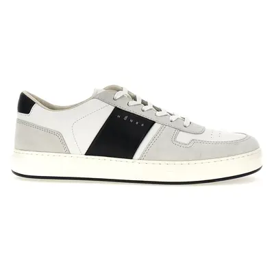 Hogan-H668 Sneakers Bianco/Nero-Uomo