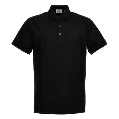 Burberry-Eddie Polo Nero-Uomo