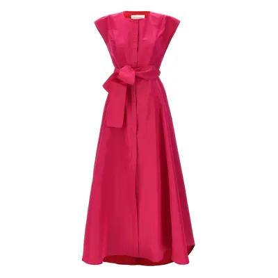 Carolina Herrera-Long Bow Dress Abiti Fucsia-Donna