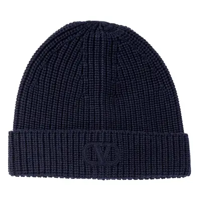 Valentino Garavani-V Logo Signature Cappelli Blu-Uomo