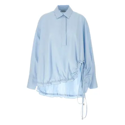 The Attico-Logo Embroidery Shirt Camicie Celeste-Donna