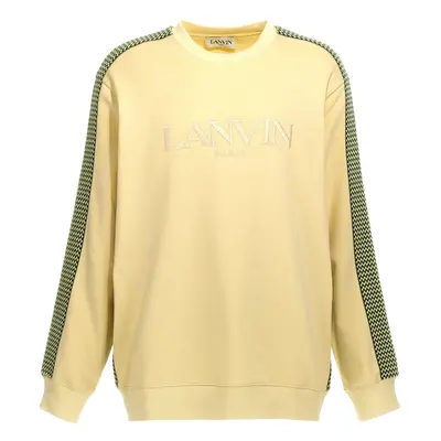 Lanvin-Brodé Lanvin Side Curb Felpe Giallo-Uomo