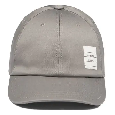 Thom Browne-Baseball Cap With Logo Patch Cappelli Grey-Uomo