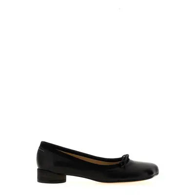 Mm6 Maison Margiela-Anatomic Flat Shoes Nero-Donna