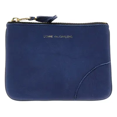 Comme Des GarçOns Wallet-Washed Portafogli Blu-Donna