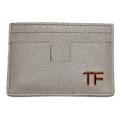 Tom Ford-portacarte in pelle con placca logo-Donna