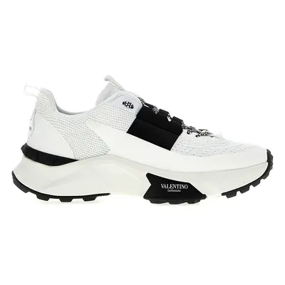 Valentino Garavani-True Act Sneakers Bianco/Nero-Uomo