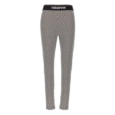 Paco Rabanne-Monogram Leggings Multicolor-Donna