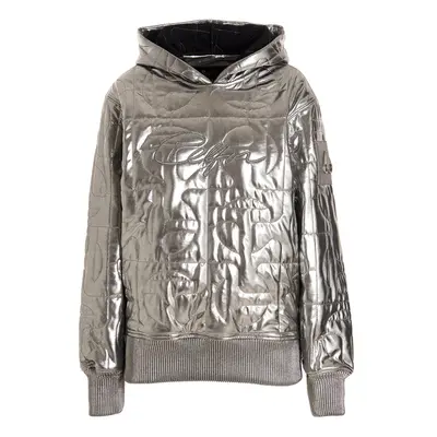 Moose Knuckles-Moose Knuckles X Telfar Hoodie Felpe Silver-Donna