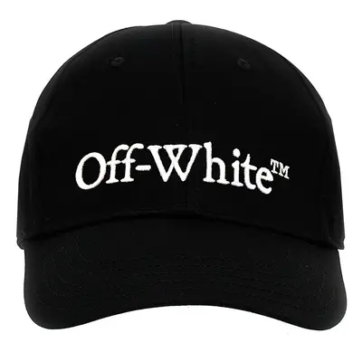 Off-White-Logo Cap Cappelli Bianco/Nero-Uomo