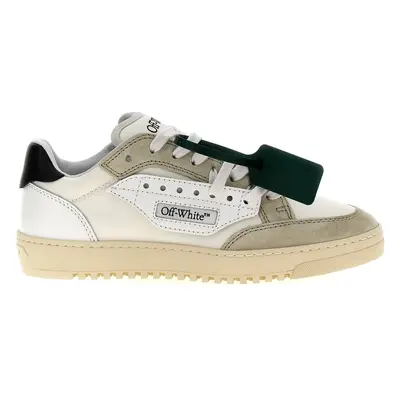 Off-White-5.0 Sneakers Bianco/Nero-Donna