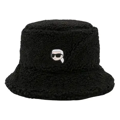 Karl Lagerfeld-Cappello in tessuto teddy-Donna