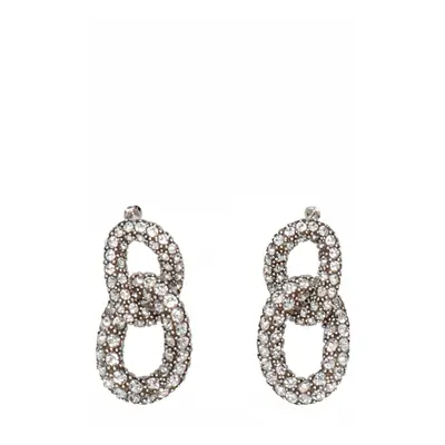 Isabel Marant-Crystal Earrings Gioielli Silver-Donna