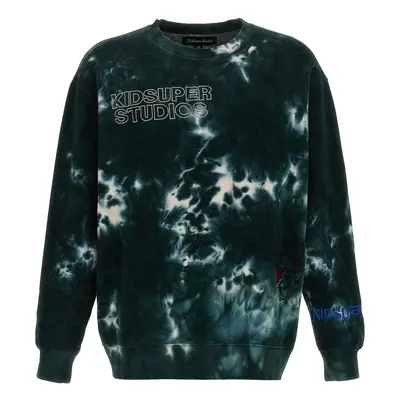 Kidsuper-Dyed Super Crewneck Felpe Verde-Uomo