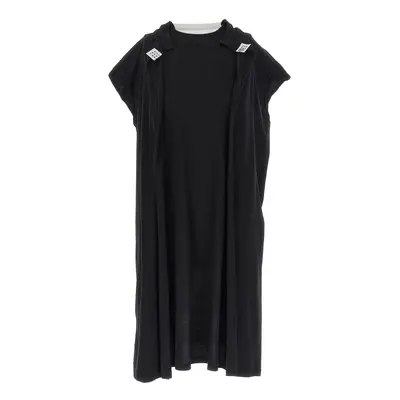 Mm6 Maison Margiela-Contrast Retro T-Shirt Dress Abiti Bianco/Nero-Donna