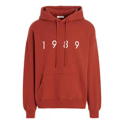 1989 Studio-Logo Hoodie Felpe Bordeaux-Uomo