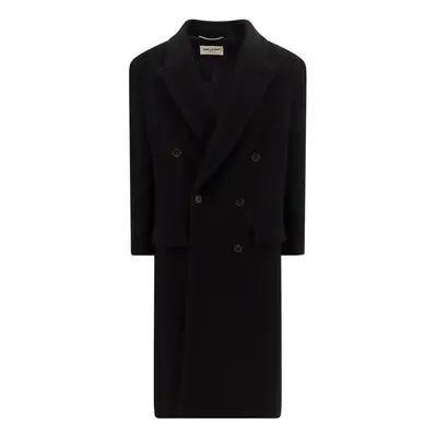 Saint Laurent-Cappotto in lana responsabile-Uomo