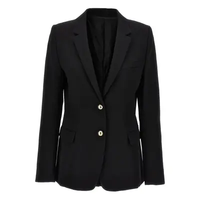 Paco Rabanne-Single-Breasted Blazer Giacche Nero-Donna