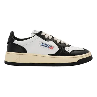 Autry-Medalist Low Sneakers Bianco/Nero-Donna