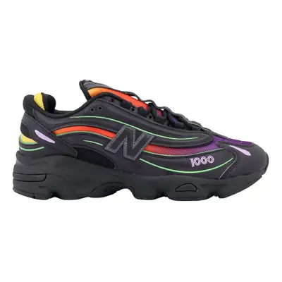 New Balance-Sneakers in pelle e mesh multicolor-Uomo