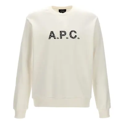 A. P.C.-Timothy Felpe Bianco/Nero-Uomo