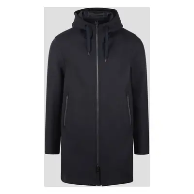 Herno-Hooded Parka Coats Blu-Uomo