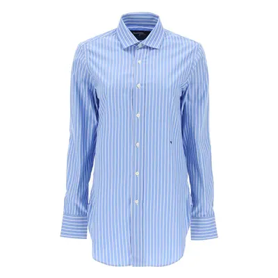 Homme Girls-Camicia In Popeline A Righe-Donna