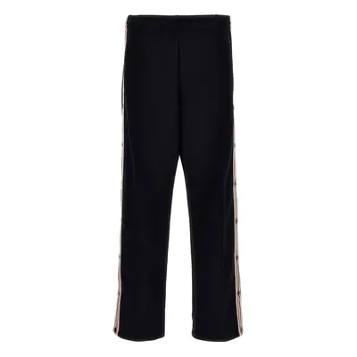 Golden Goose-Side Band Joggers Pantaloni Blu-Uomo