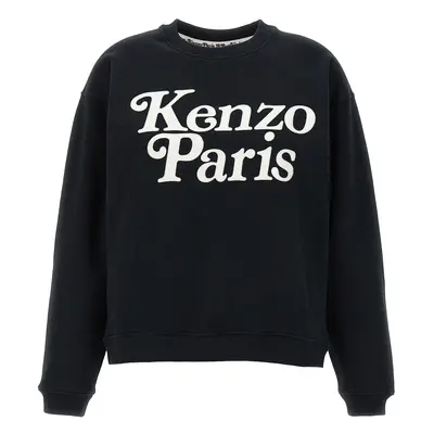 Kenzo-Logo Felpe Nero-Donna