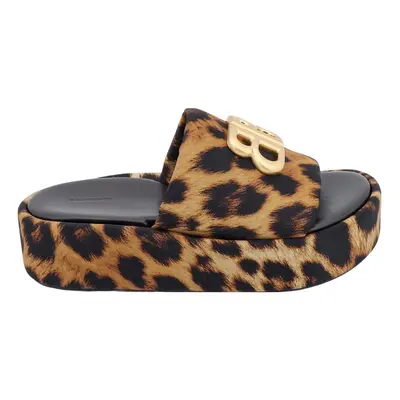 Balenciaga-Sandali Rise con stampa Animalier-Donna