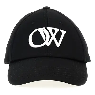 Off-White-Drill Ow Cappelli Bianco/Nero-Uomo