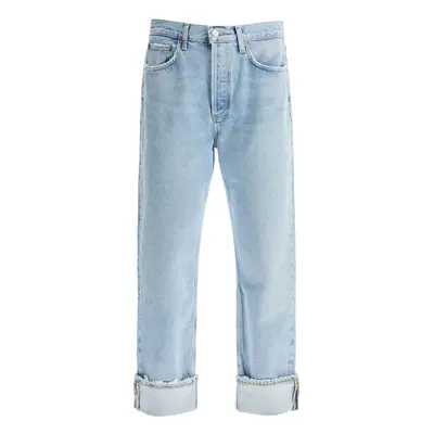 Agolde-Jeans Fran Effetto Used-Donna