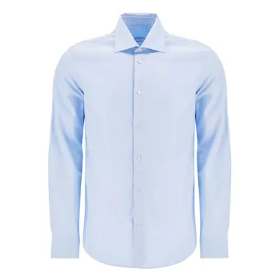 Vincenzo Di Ruggiero-Camicia Slim Fit In Twill-Uomo