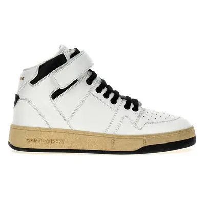 Saint Laurent-Lax Sneakers Bianco/Nero-Uomo