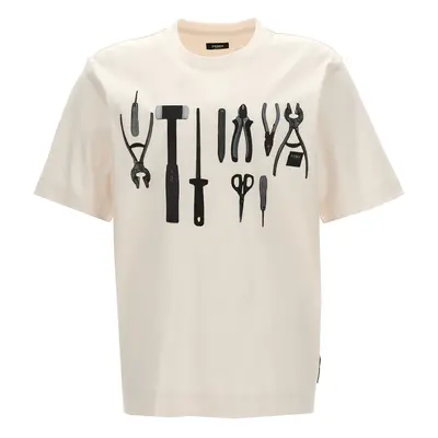 Fendi-Attrezzi T Shirt Bianco-Uomo