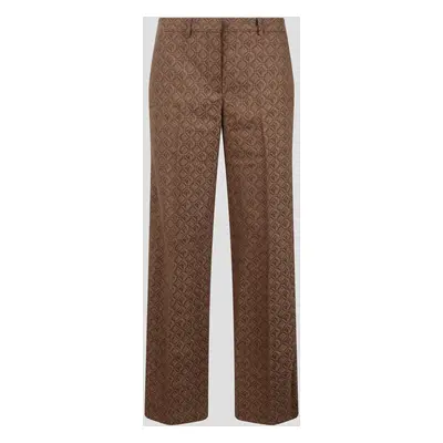 Marine Serre-Regenerated moon diamant tailoring pants-Donna