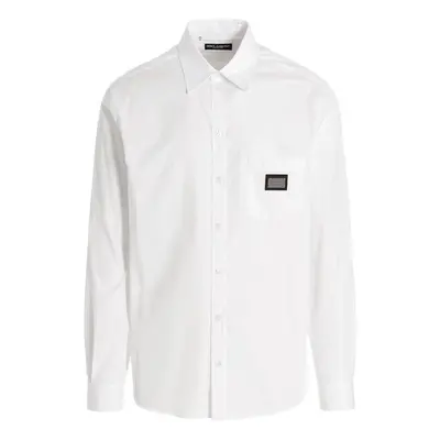 Dolce & Gabbana-Dg Essential Camicie Bianco-Uomo