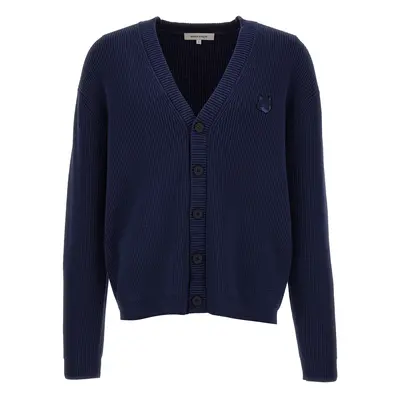 Maison Kitsune-Bold Fox Head Maglioni Blu-Uomo