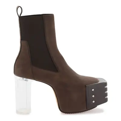 Rick Owens-Stivaletti Platform Con Tacco-Uomo