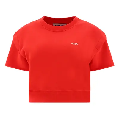 Autry-T-Shirt With Logo T-Shirts Rosso-Donna