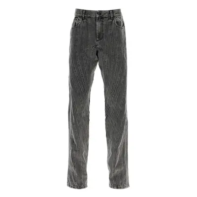 Mugler-Jeans Baggy Spiral-Uomo