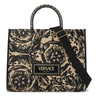 Versace-Borsa Tote Media In Rafia Athena Barocco-Uomo